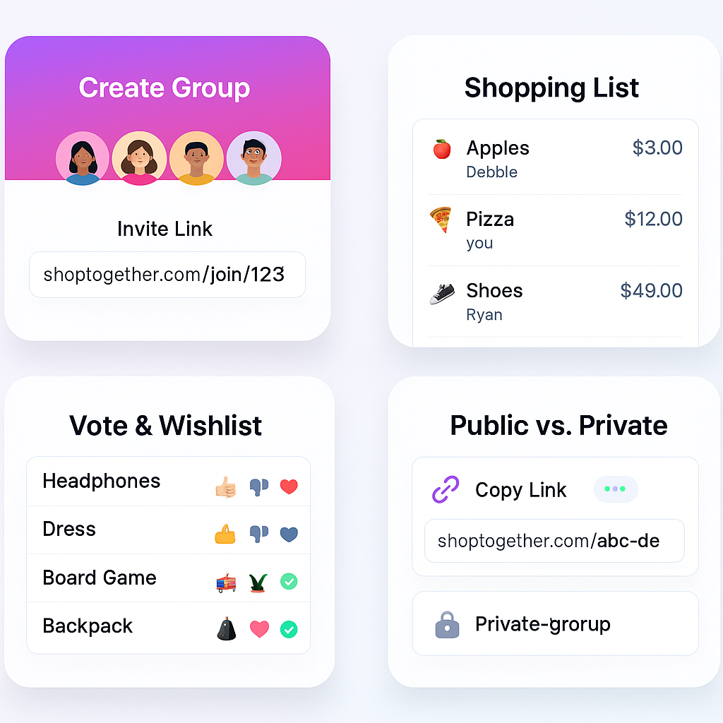 ShopTogether App Preview
